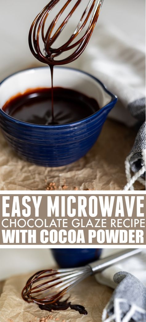 Chocolate Glaze Cocoa Powder, Chocolate Glaze For Bundt Cake Cocoa, Chocolate Pour Over Icing, Chocolate Drizzle Icing, How To Make Chocolate Drizzle On Cake, Easy Chocolate Drizzle For Cake, Glaze For Chocolate Cake, Chocolate Drizzle For Brownies, Easy Chocolate Drizzle Recipe