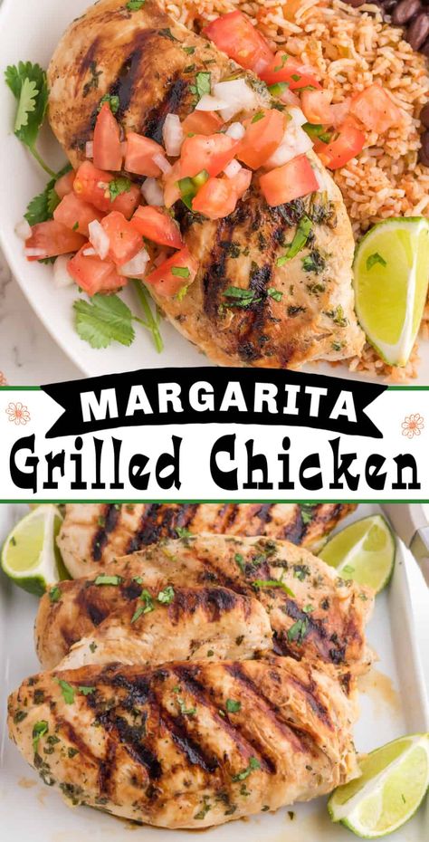 Margarita Grilled Chicken, Margarita Chicken, Best Grilled Chicken Recipe, Pepper Bacon, Grilled Chicken Recipes Easy, Grilled Chicken Recipe, Grilled Chicken Tenders, Delicious Chicken Recipes, Easy Grilled Chicken