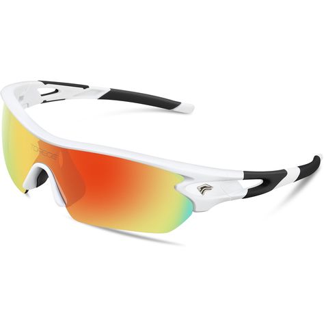 Golf Gifts >> TOREGE Polarized Sports Sunglasses With 5 Interchangeable Lenes for Men Women Cycling Running Driving Fishing Golf Baseball Glasses TR002 WhiteandBlack *** Click the image for extra information. (This is an affiliate link). Baseball Glasses, Running Glasses, School Gadgets, Coffee Tables Modern, Baseball Sunglasses, Mid Century Ceiling Light, Fishing Glasses, Contemporary Coffee Tables, Mid Century Ceiling