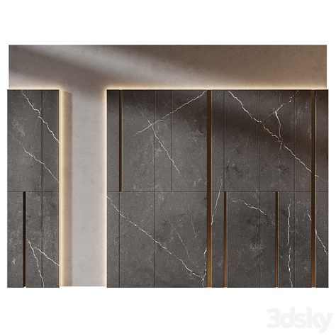 wall panels | set 393 - Other decorative objects - 3D model Exterior Wall Pattern, Wall Cladding Texture, Ocean Office, Wardrobe Shutters, Wall Pattern Design, Bed Back Wall, Wall Cladding Interior, Damac Hills, Cladding Texture