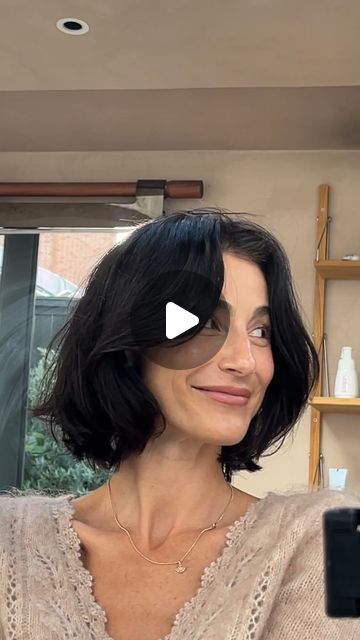 The Hair Bros on Instagram: "The Heavy Italian Bob

The first ever time having a bob. 

After experiencing post partum hair loss, Aysim felt like she was ready to cut her hair short for the first time in her life.

We opted for a slightly longer, Italian bob, keeping the ends quite heavy and chunky, with a subtle amount of movement to help build up the thickness and silhouette. 

Versatile to survive the insane hours all new mums face, while hopefully looking as chic as possible. 

This length, where the haircut has a gap above the shoulders really helps both show off the fullness of the hair, while accentuating the Neck, enhancing collerbones and when flipped to the side, frames the eyes.

A beautiful transformation for a very exciting new chapter in Aysim’s life. 

 
#Haircut #hairtransf Growing Out Bob Haircut Ideas, How To Style Italian Bob, Updo For Bob Haircut, The Italian Bob Haircut, Italian Bob Haircut Wavy, Long Italian Bob, Heavy Italian Bob, Italian Bob With Bangs, Blow Dry Bob