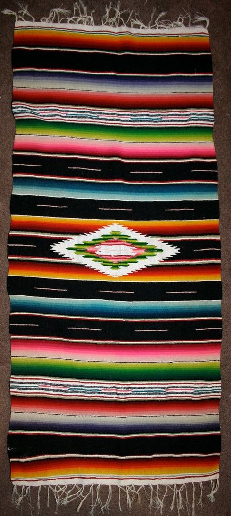 Vintage Mexican Saltillo Serape Spanish Style Decor, Mexican Rug, Mexican Serapes, Shades Of Colors, Mexican Blanket, Santa Fe Style, Mexican Home Decor, Southwest Design, Southwest Decor