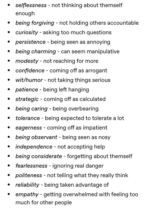 Good And Bad Character Traits, Personality List For Characters, Writing An Insane Character, Personality Descriptions Writing, Personality Traits Writing, Characters That Share Traits With Me, Character Fears Writing, Blaschko Lines People, How To Write Smart Characters