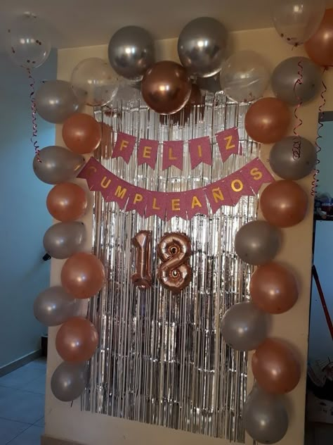 Simple Party Decorations At Home, Simple Birthday Decoration At Home Ideas, Simple Birthday Decorations At Home, Surprise Birthday Decorations, 18th Birthday Party Themes, Birthday Decorations At Home, Birthday Decoration Ideas, Happy Birthday Decor, Birthday Room Decorations