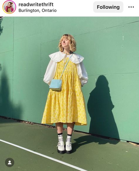 Ruffles Dress Outfit, Big Collar Outfit, Collared Blouse Outfit, Big Collar Blouse Outfit, Collar Blouse Outfit, Big Collar Dress, Collared Shirt Outfit, Eliza Faulkner, Big Collar Blouse