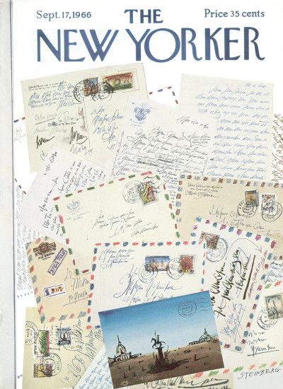 New Yorker September, The New Yorker Covers, Saul Steinberg, The New Yorker Magazine, New Yorker Magazine, New Yorker Covers, Postal Vintage, Dorm Art, Editorial Photos