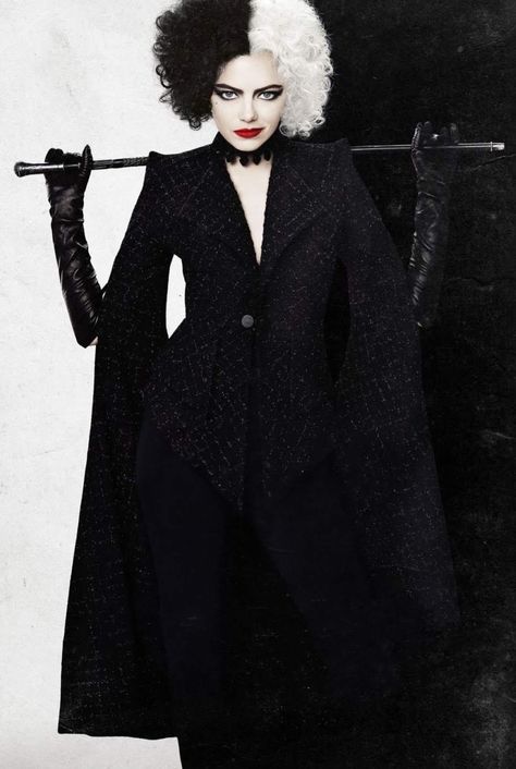 Cruella Costume, Cruella Deville, Disney Live Action, 101 Dalmatians, Emma Stone, Cultura Pop, Disney Villains, Disney Wallpaper, Live Action