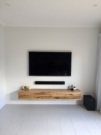 floating tv stand dubai #designfloatingtvstand Shelves Under Tv, Ikea Window, Living Room Tv Wall Decor, Shelf Under Tv, Floating Shelf Under Tv, Floating Console, Floating Tv Cabinet, Floating Cabinet, Shelf Tv