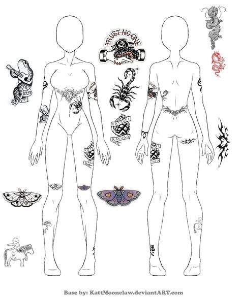 Body Template For Tattoos, Tattoo Body Template, Leg Outline, Leg Tattoos Aesthetic, Blue Ink Tattoos, Dna Tattoo, P Tattoo, Full Tattoo, Bestie Tattoo