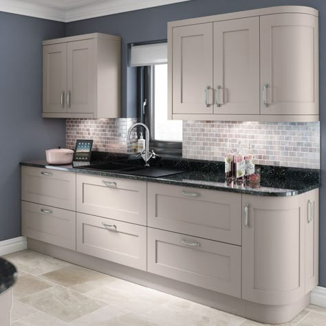 Why You Should Choose A Cashmere Kitchen - Kitchen Warehouse Mink Kitchens, Mink Color Kitchen, Kitchen Ideas Cashmere, Cashmere Kitchen Wall Colour, Diy Kitchens Cashmere, Coffee Coloured Kitchen, Two Colour Kitchen Units, Cashmere Kitchen Cabinets, Cashmere Grey Kitchen