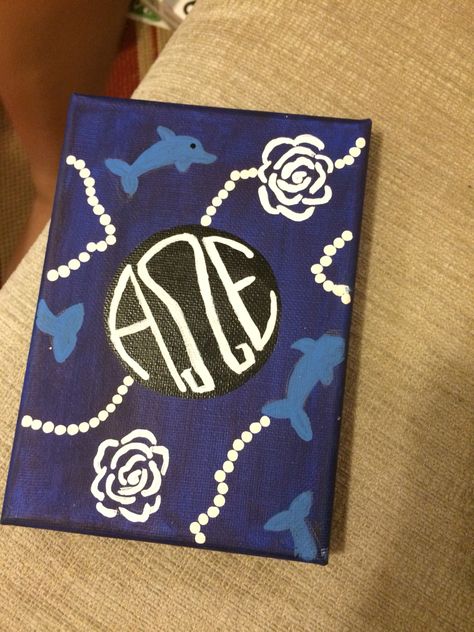 Alpha Omega Epsilon Canvas Alpha Omega Epsilon, Sorority Ideas, Alpha Omega, Big Little, Sorority, Arts And Crafts, Gift Ideas, Canvas, Saying Goodbye