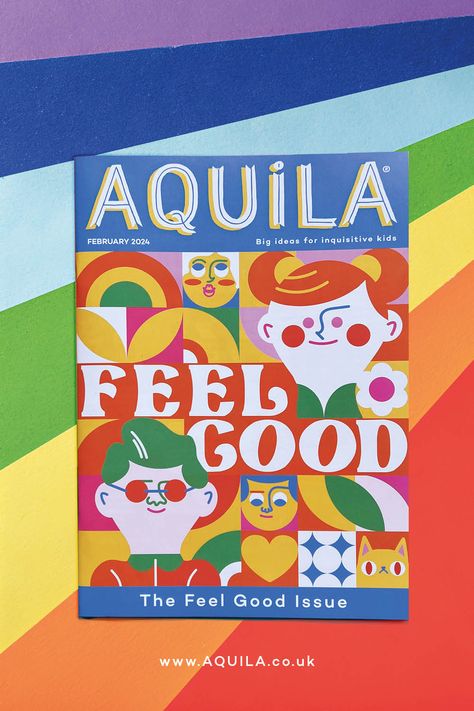 Kids are under a lot of new pressures these days, but AQUILA has some great ideas for keeping cool when the going gets tough: discover the Science of smiles, Music-inspired Art, the bliss molecule and much, much more in this issue bursting with happiness Aquila Magazine, When The Going Gets Tough, Magazines For Kids, Keep Cool, Creative Activities, Earth Day, The Science, Thought Provoking, Great Ideas