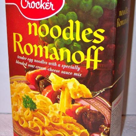 Noodle Romanoff, Noodles Romanoff Recipe, Noodle Meals, Scratch Desserts, Deep Fried Recipes, Dinner Rotation, Buttered Noodles, Egg Noodles, Noodle Dishes