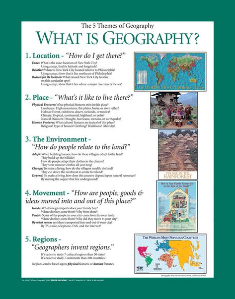 World Geography Lessons, Middle School Social Studies Classroom, What Is Geography, Five Themes Of Geography, Geography Project, Geography Worksheets, Social Studies Education, Geography Activities, Geography For Kids