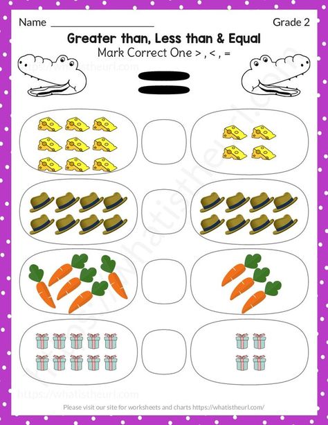 This is a Grade 2 Math exercise worksheet.  It can be printed in an economic mode too. Please download the PDF Greater than Less than or Equal Worksheets for Grade 2 – Exercise 5 Maths Greater Than Less Than Worksheet, Equal Worksheet Kindergarten, Greater Than Less Than Equal To Worksheets For Kindergarten, Greater Than Less Than Activities 1st Grade, 1st Grade Greater Than Less Than Worksheets, More Than Less Than Equal To Worksheets, Worksheet For Jr Kg Maths, Greater Than Less Than Worksheets 2nd Grade, Kindergarten Greater Than Less Than