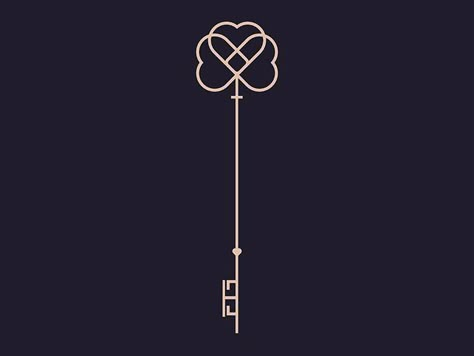 Minimal Key Tattoo, Small Key Tattoos, Key Logo Design, Skeleton Key Tattoo, France Logo, Dark Element, Key Tattoo Designs, Key Drawings, Key Logo