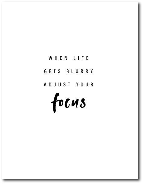 Focus Captions For Instagram, Today's Quotes Inspiration, Life Is A Blur Quotes, Motivational Quotes For Photographers, When Life Gets Blurry Adjust Your Focus, Quotes For Photography, Look Quotes Eyes, Blur Pic Quotes, Best Notes For Instagram