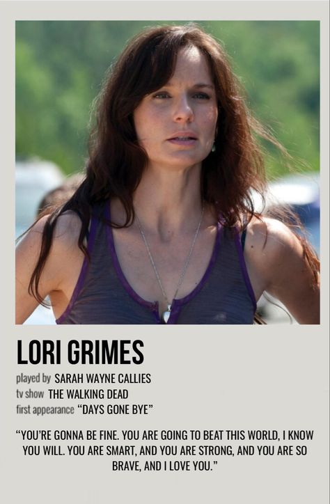 Twd Poster, Lori Grimes Aesthetic, Lori Grimes, Twd Poster Aesthetic, Twd Polaroid Pictures, Twd Polaroid Poster, Twd Season 5 Poster, Lori The Walking Dead, Walking Dead Wallpaper