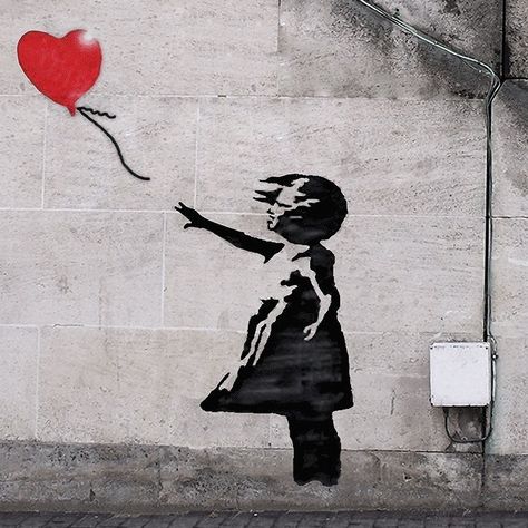 Banksy Street Art, There Is Always Hope, Banksy Paintings, Banksy Wall Art, Urban Wall Art, Street Art Banksy, Banksy Graffiti, Banksy Art, Pop Art Canvas