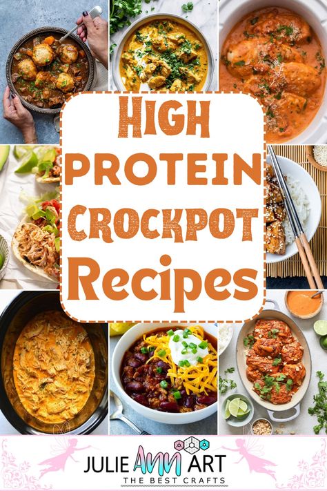 Protein Crockpot Recipes, Protein Slow Cooker Recipes, High Protein Slow Cooker Recipes, High Protein Crockpot Recipes, High Protein Crockpot, Slow Cooker Meal Prep, Slow Cooker Meal, School Nutrition, High Protein Dinner