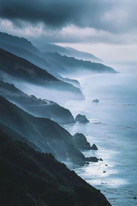 "🏞️🚗 Take a scenic drive on Highway 1 in Big Sur! Marvel at dramatic cliffs, rugged coastline, and stunning ocean views along one of California’s most iconic routes. 🌅🌲 #Highway1 #BigSur #CaliforniaRoadTrip" Highway 1, Big Sur California, California Travel Road Trips, Bedroom Prints, Ocean Views, Scenic Drive, Big Sur, Ocean View, Take A