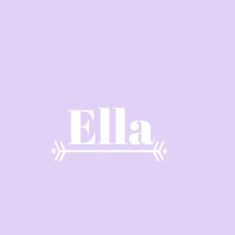 This pin is a wallpaper so you can change it to your iPad or iPhone 📱 Ella Name, Round Wallpaper, Dream Things, Name Wallpaper, Letter Design, 4th Grade, Lettering Design, Cute Wallpapers, All About Time