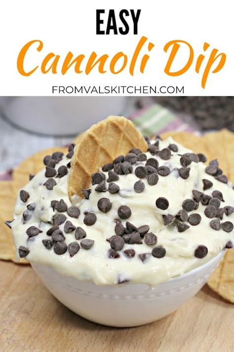 Cannoli Dip Recipe Easy, Cannoli Dip With Cream Cheese, Desert Pasta, Easy Cannoli Dip, Cannoli Dip Recipe, Easy Cannoli, Cannoli Recipes, Dessert Dip Recipes, Cannoli Dip