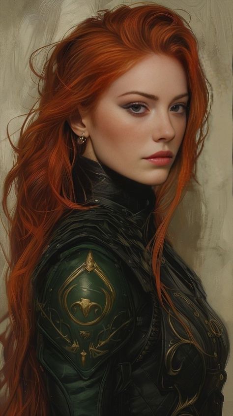 Redhead Book Characters, Redhead Woman Character Art, Red Hair Elf Female, Red Hair Elf, Witch Lifestyle, Triss Merigold, Elf Fairy, Red Hair Woman, Fantasy Novel