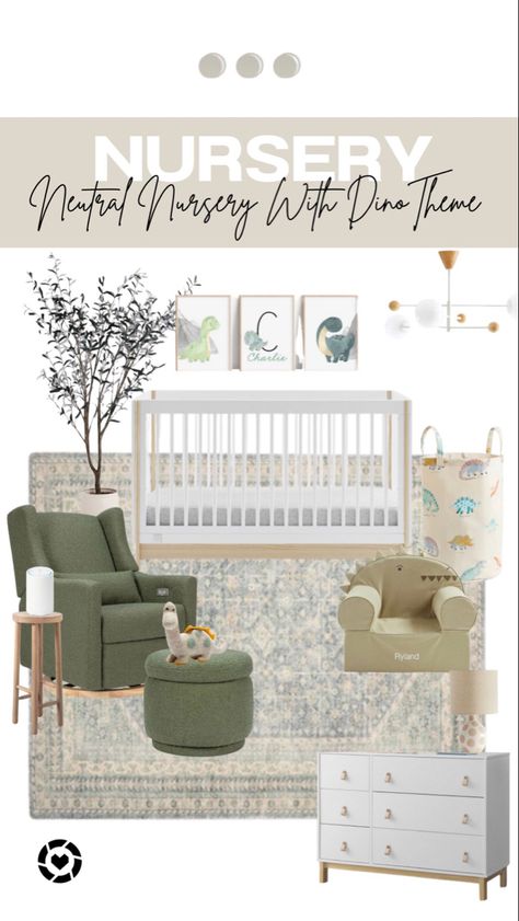 Green Dino Nursery, Modern Dinosaur Nursery, Baby Boy Nursery Dinosaur Theme, Dinasour Nursery Boy Ideas, Boho Dinosaur Nursery, Dinasour Nursery Ideas, Gender Neutral Dinosaur Nursery, Dino Nursery Theme, Neutral Dinosaur Nursery