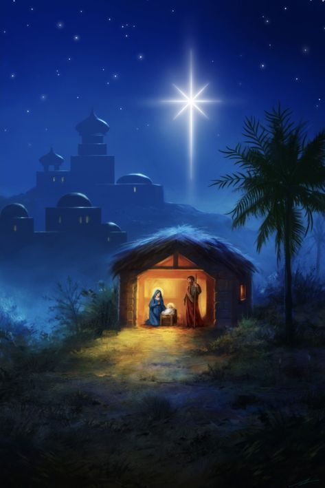 Christmas Jesus Wallpaper, Nativity Scene Pictures, Nativity Of Jesus, Jesus Christ Painting, Christmas Wallpaper Backgrounds, Pictures Of Jesus Christ, Christian Pictures, Advocate Art, Jesus Painting