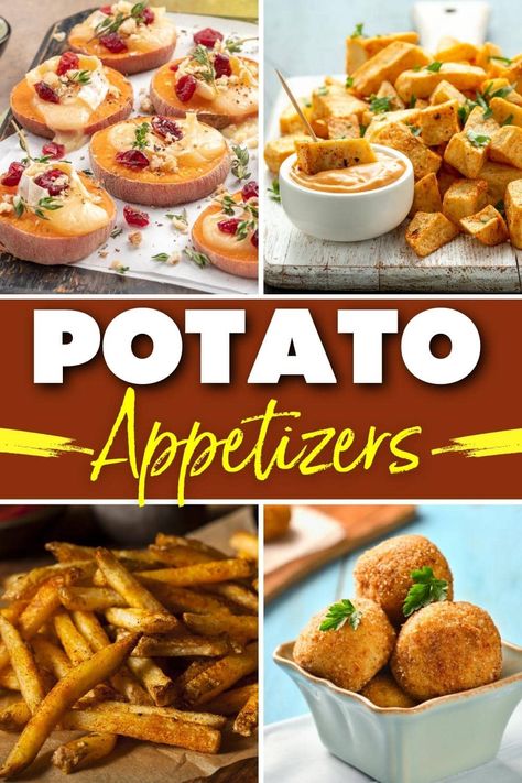 These simple potato appetizers are bound to be the star of any party! From bites to skins to crostini, you really can't go wrong with these potato finger foods. Holiday Appetizers Potato, Super Bowl Party Food Potatoes, Potato Skins Bites, Potato Superbowl Recipes, Super Bowl Potatoes, Super Bowl Potato Appetizers, Potato Nests Appetizers, Easy Appetizers Potato, Finger Foods Potato