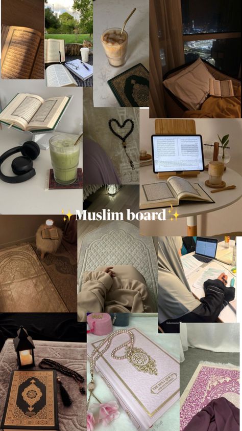 #visionboard #muslim #muslima #muslimgirl #aestetic #routine #routineaestetic #girl #islam #hijab 2025 Muslimah Vision Board, Better Muslim Aesthetic, Muslim Clean Girl Aesthetic, Islamic Vision Board Ideas, Islam Study Aesthetic, Islam Girl Aesthetic, Islamic Studies Aesthetic, Muslim Girl Vision Board, Muslim Lifestyle Aesthetic