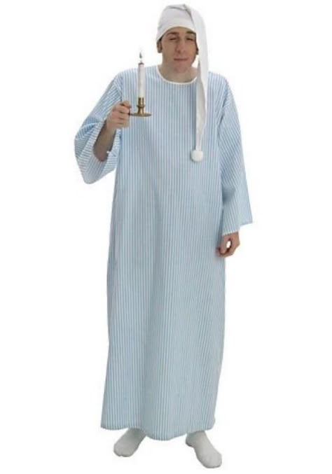 Guy in Striped Nightcap, Nightgown & Candle Stick Holder Costume | Nightcap, Nightgown & Candle Stick Holder | Know Your Meme Sleep Outfit, Sleeping Gown, Funny Poses, Davao, 웃긴 사진, Night Cap, Poses References, Night Out Dress, Pose References