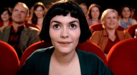 Amélie   (Original French title: Le Fabuleux Destin d'Amélie Poulain aka The Fabulous Destiny of Amélie Poulain) directed by Jean-Pierre Jeunet. Amélie Quotes, Audrey Tautou, Becoming A Writer, Christopher Nolan, Wes Anderson, Quentin Tarantino, Romantic Movies, New Year Holidays, Film Aesthetic