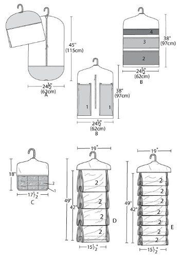 McCall's Patterns M6375 Garment Bag and Organizers, One Size Only Nancy Zieman, Purse Organizer, Sew Ins, Small Sewing Projects, Sewing Organization, Purse Organization, Mccalls Patterns, Garment Bag, Sewing Projects For Beginners