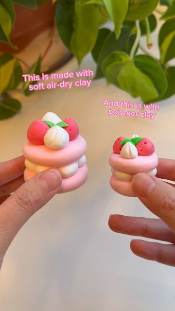 How To Make S, Air Dry Clay Doughnut, Clay Crafts Air Dry Cute, Air Soft Clay Ideas, Cute Clay Ideas Air Dry, Cute Clay Art Easy, What To Make With Air Dry Clay Aesthetic, Cute Clay Things Easy, Clay Date Aesthetic