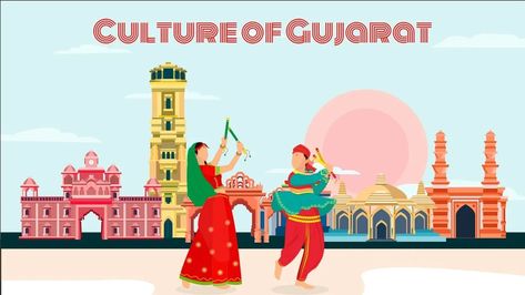 The History of Gujarati Culture is varied and unique. The first settlers in the state of Gujarat were Gurjaras who happened to be ethnic group of India. Gujarat Art And Culture, Gujarat Culture, Hindi Project, Gujarati Culture, Simpson's Predictions, Gir Forest, Rann Of Kutch, Culture Dress, Indian Culture And Tradition