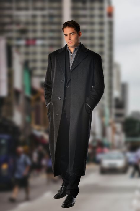 Long Coat For Men, Mens Dress Coat, Topcoat Men, Cashmere Fashion, Grey Winter Coat, Long Coat Outfit, Dress Man, Long Coat Men, Fashion Outfits For Men