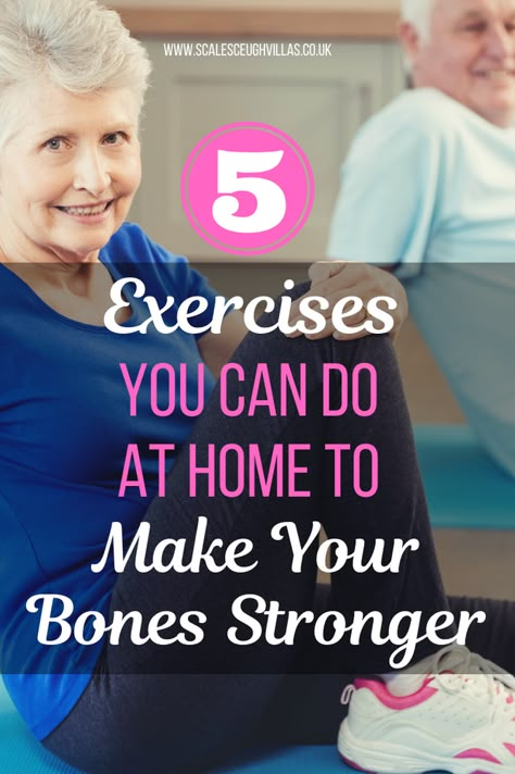 5 Exercises to increase bone strength Weight Bearing Exercises For Seniors, Exercise For Seniors Over 60, Bone Density Exercises, Bone Health Exercise, Osteoporosis Exercises, Osteoporosis Prevention, Bone Strengthening, Increase Bone Density, Senior Exercises