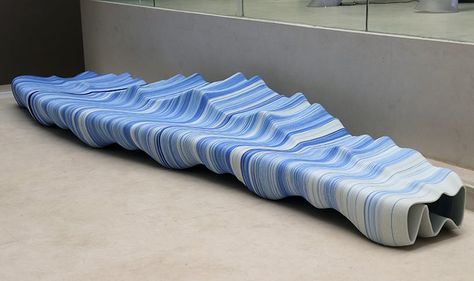 glowscape installation emits warm glow through 3D-printed shell Water Ripple Sculpture, 3d Printing Materials, 3d Printing News, 3d Printing Industry, Ancient Chinese Art, Interactive Display, Digital Fabrication, Interactive Installation, Large Format