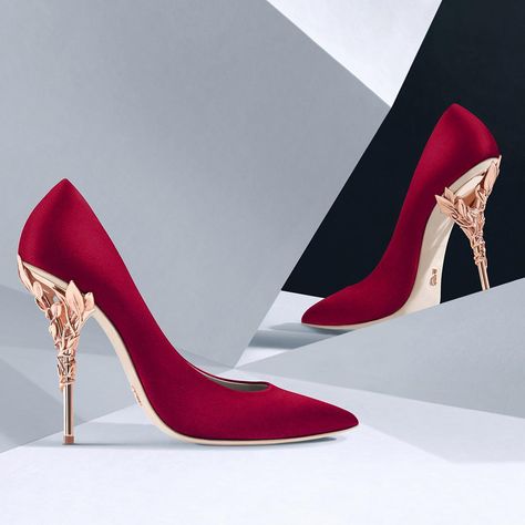 “The Ralph & Russo 'Eden' heel pumps. Available now to pre-order at our boutique in @harrods or via email at enquiries@ralphandrusso.com #ralphandrusso…” Ralph And Russo Heels, Ralph And Russo Shoes, Red Bridal Shoes, High Heels Outfit, Ralph Russo, Stylish Heels, Ralph And Russo, Prom Heels, Heels Outfits