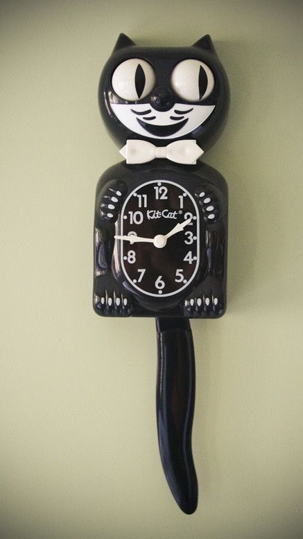 Small Kit-Cat Clock in Black Kit Kat Clock, Kit Cat Clock, Cat Clock, Kit Kat, Future Apartment, Dream House Decor, My New Room, Kitty Cat, House Inspo