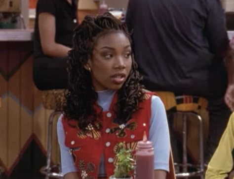 Moesha's Curly Box Braids Braid Reference, Brandy Braids, 2000s Hairstyles, Braid Game, Brandy Norwood, Rory Culkin, Black 90s, Popsugar Beauty, 90s Hairstyles