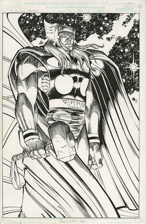 Thor Comic Art, West Coast Avengers, Thor Art, Thor Cosplay, John Romita Jr, Thor Comic, Black And White Comics, The Mighty Thor, Jr Art