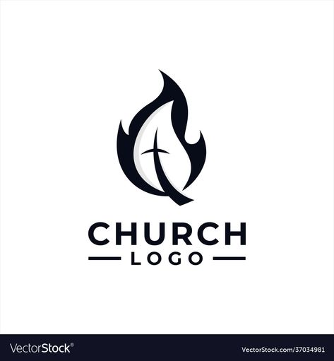 Church Logo Design, Church Logo, Design Vector, Logo Design Inspiration, Logo Templates, Png Images, Line Art, Vector Images, Logo Design