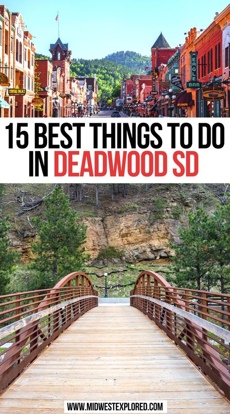 15 Best Things to do in Deadwood, SD Things To Do In Deadwood South Dakota, Things To Do In Rapid City Sd, Best Places To Stay In South Dakota, Deadwood South Dakota Restaurants, What To Do In South Dakota, Crazy Horse Memorial South Dakota, Deadwood South Dakota Things To Do, North Dakota Road Trip, Things To Do In South Dakota