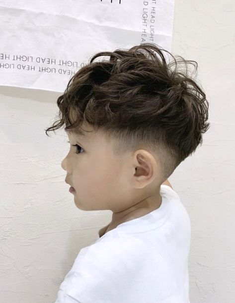 Asian Kids Haircut Boy, Boys Bun Haircut, Toddler First Haircut Boys, Hair Cuts For Baby Boys, Toddler Boy Haircut Wavy Hair, Korean Boy Hairstyle Kids, Korean Kids Haircut Boy, Korean Baby Boy Haircut, Asian Boy Haircuts Kids