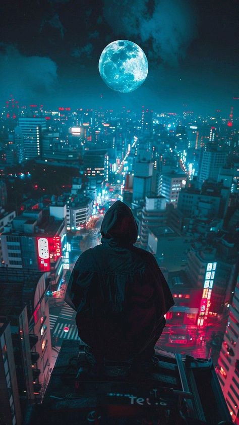 Cypher Aesthetic, Cyberpunk Tokyo, Lofi Chill, Fantasy Story Ideas, Cityscape Wallpaper, Wallpaper God, Pretty Wallpapers Tumblr, Urban Ninja, Wallpaper Iphone Summer