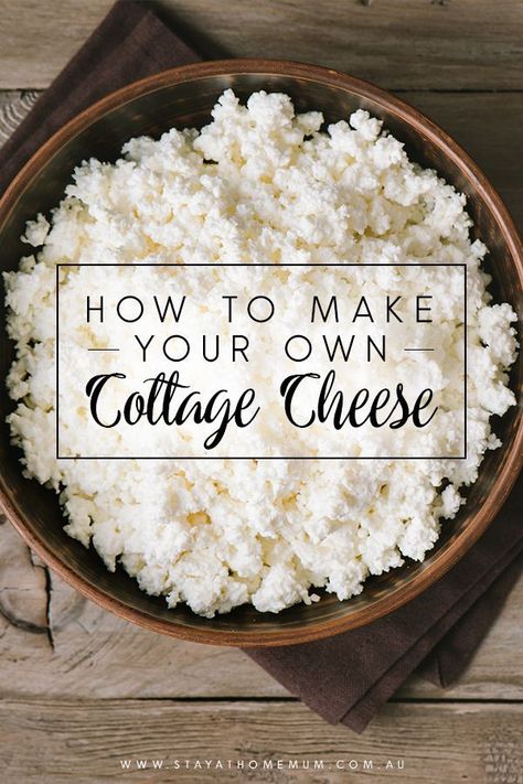 “Make your own cottage cheese at home! I’m not a huge fan of Cottage cheese from the shop – and it usually ends up as some sort of alien life form in the back of the fridge. But did you know it is really really easy to make it yourself at home?” Making Cottage Cheese, Homemade Cottage Cheese Easy, Making Cottage Cheese At Home, Homemade Cottage Cheese Recipes, How To Make Cottage Cheese Homemade, How To Make Cottage Cheese, Cottage Cheese Homemade, Benefits Of Cottage Cheese, Homemade Cheeses