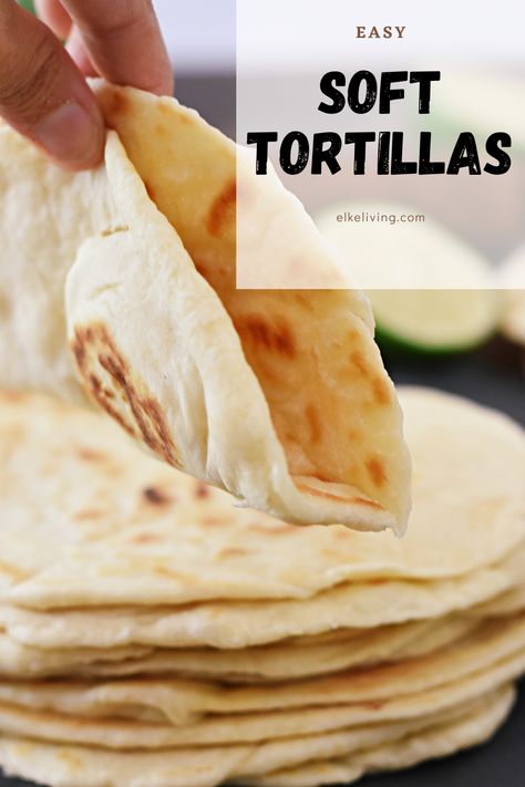 Vegetarian Fajitas, Mexican Dinners, Yeast Free Breads, Homemade Tortilla, How To Make Tortillas, Homemade Flour Tortillas, Tortilla Shells, Stuffed Shells Recipe, Mexican Dinner